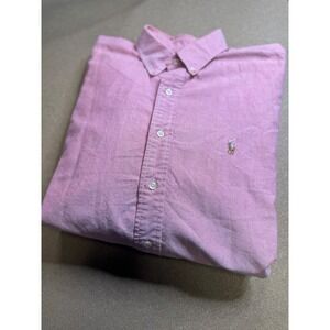 Ralph Lauren Blake Pink Oxford Button Down Shirt Mens XXL Embroidered Pony $120